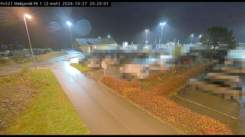 Straßenkamera Mekjarvik ferjekai