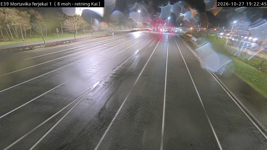 Straßenkamera Fähranleger Mortavika