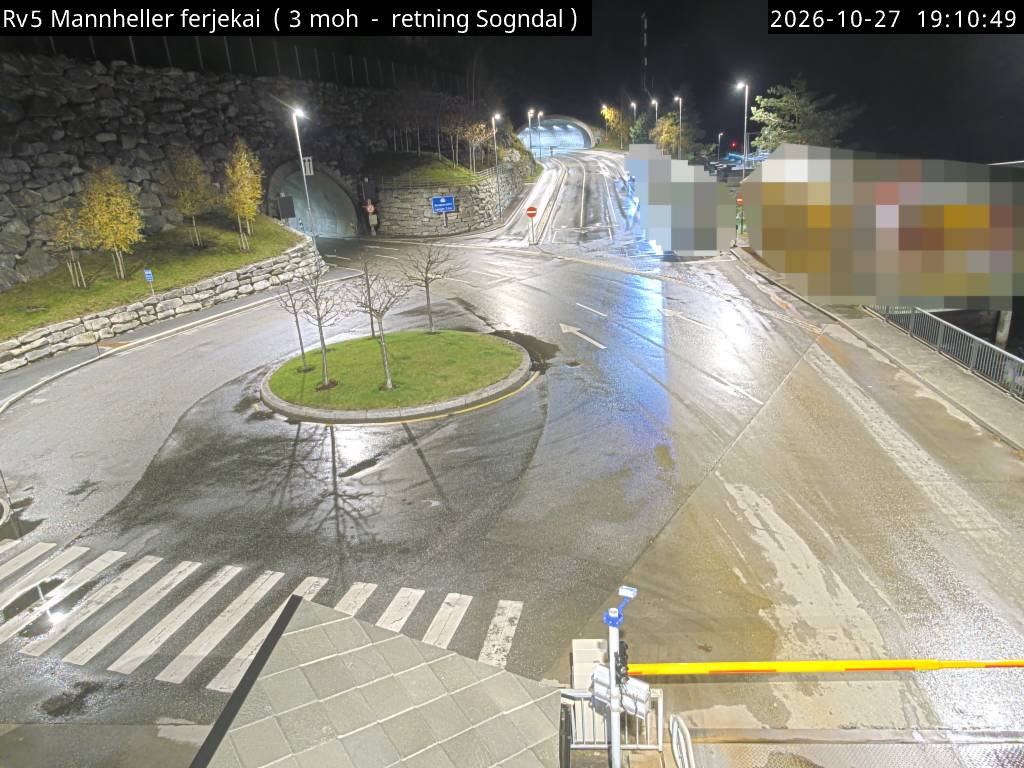 Straßenkamera Fähranleger Mannheller