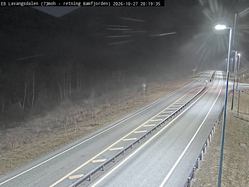 Straßenkamera Lavangsdalen