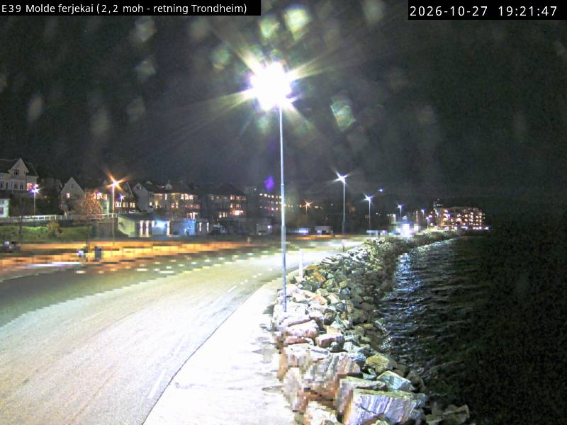 Straßenkamera Fähranleger Molde
