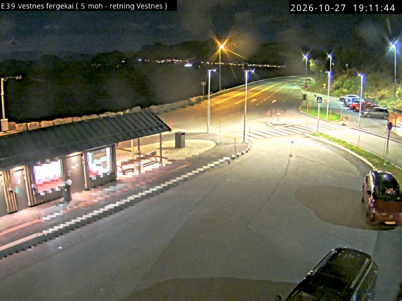 Straßenkamera Fähranleger Vestnes