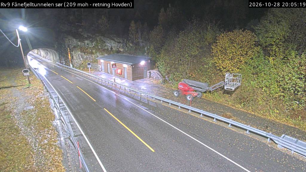Straßenkamera Fånefjelltunnelen sør