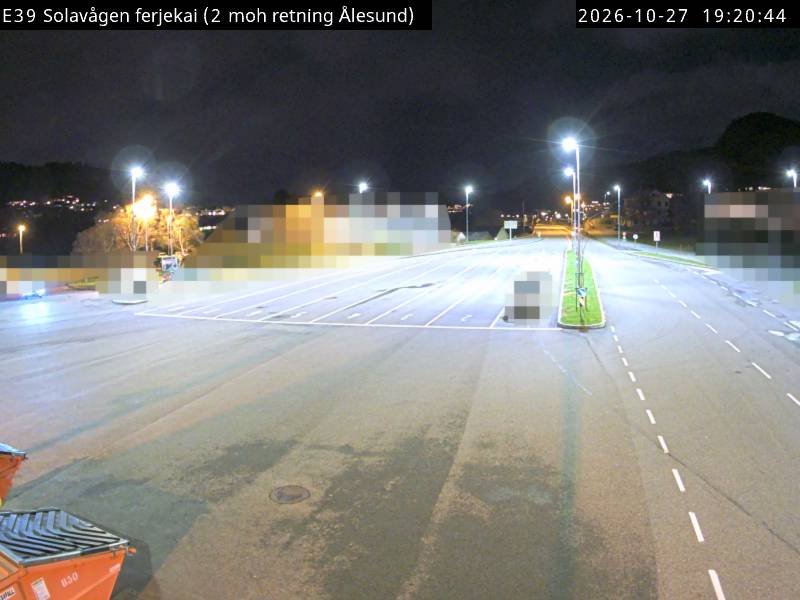 Straßenkamera Fähranleger Solavågen