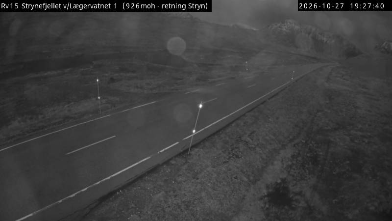 Straßenkamera Strynefjellet Lægervatnet