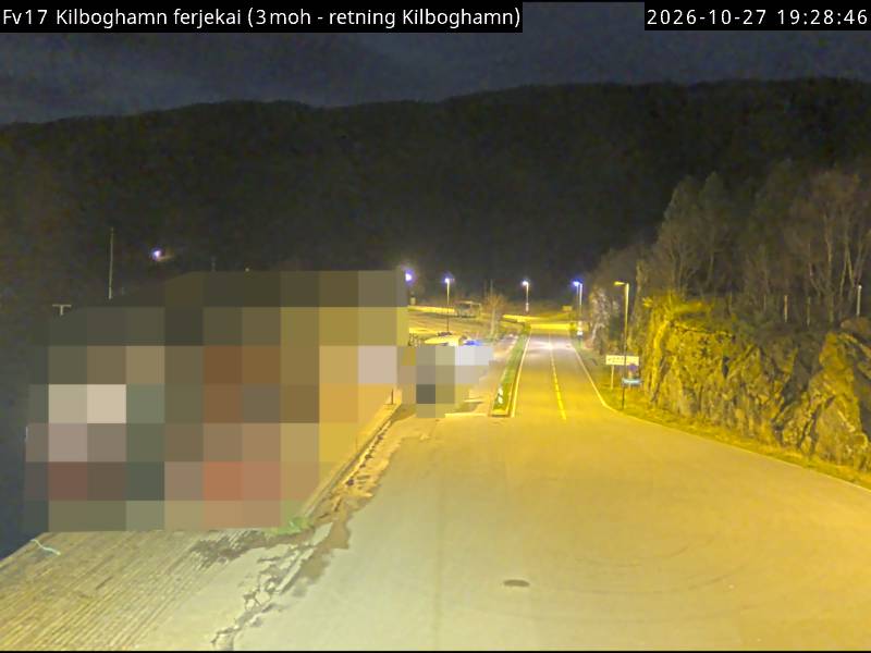 Straßenkamera Fähranleger Kilboghamn