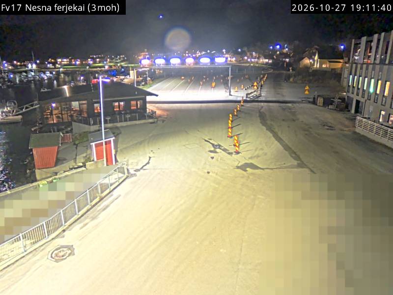 Straßenkamera Fähranleger Nesna
