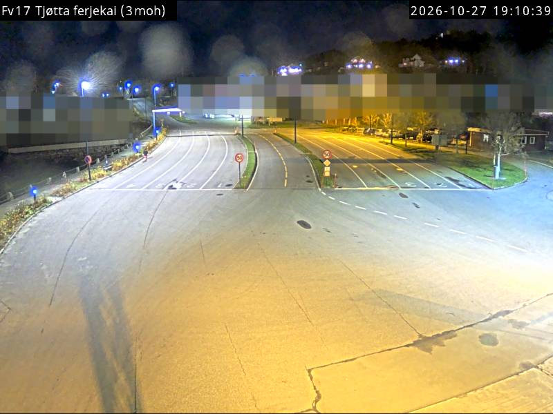 Straßenkamera Fähranleger Tjøtta