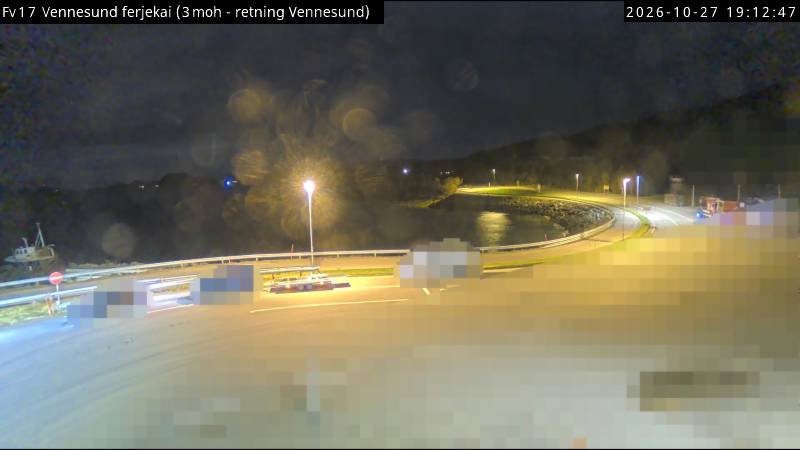 Straßenkamera Fähranleger Vennesund