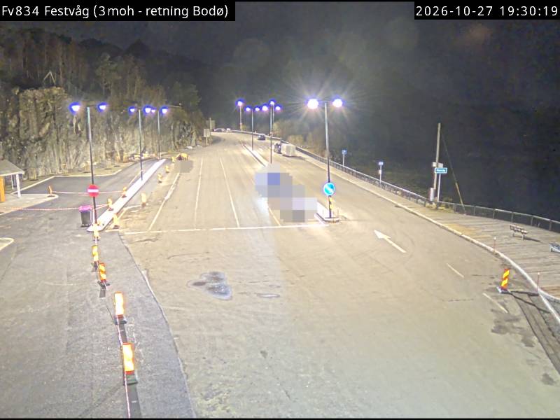 Straßenkamera Fähranleger Festvåg