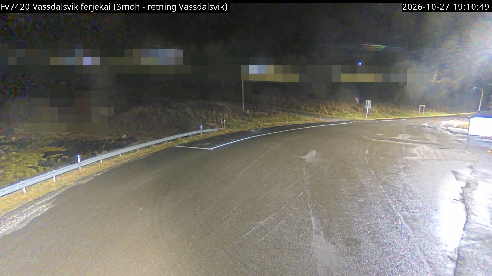Straßenkamera Fähranleger Vassdalsvik