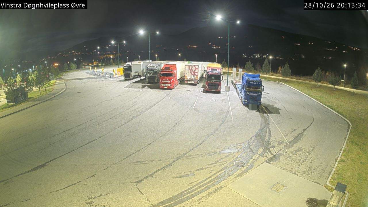 Straßenkamera Vinstra Døgnhvileplass Øvre