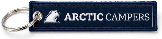 Der Arctic-Campers-Schlüsselanhänger