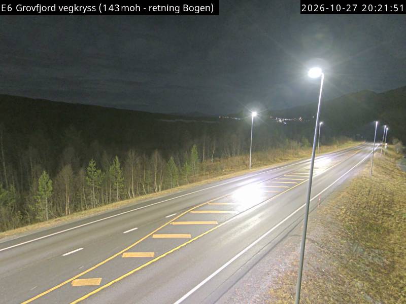 Cámara de carretera Grovfjord vegkryss