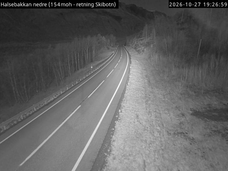 Cámara de carretera Halsebakkan nedre