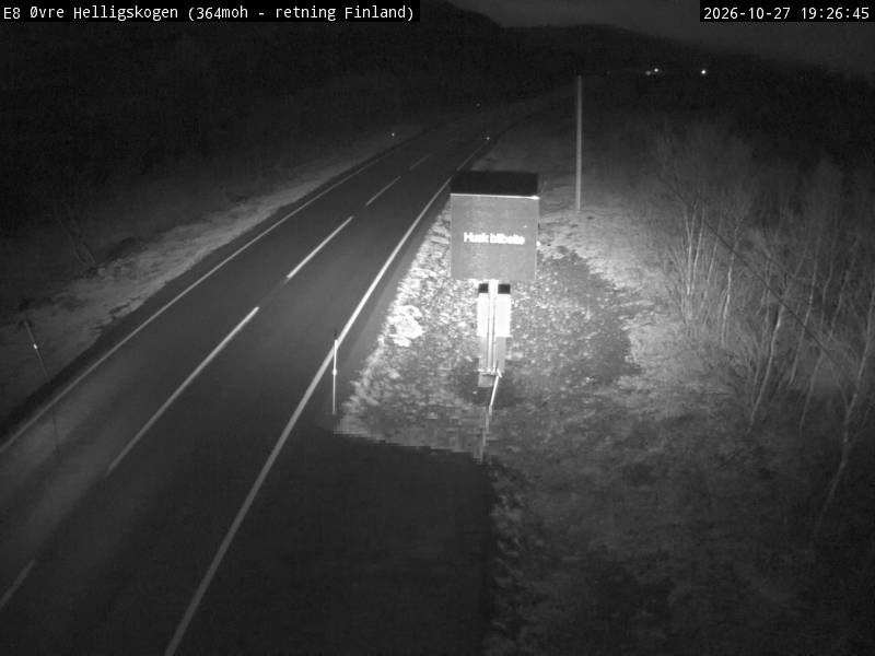 Cámara de carretera Øvre Helligskogen