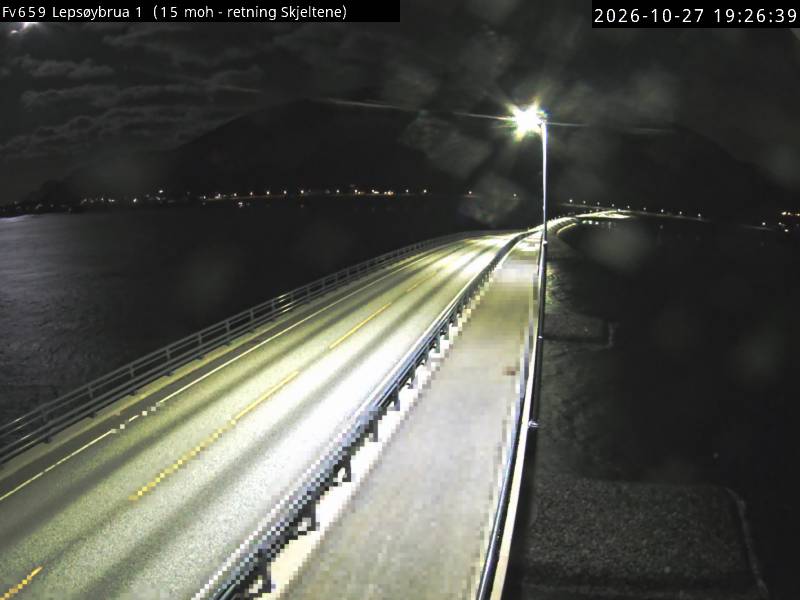 Cámara de carretera Lepsøybrua