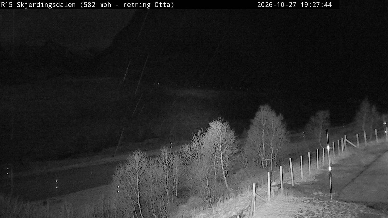 Cámara de carretera Skjerdingsdalen