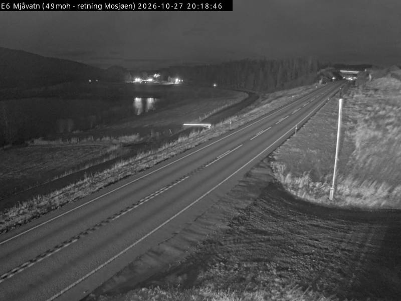 Cámara de carretera Mjåvatn