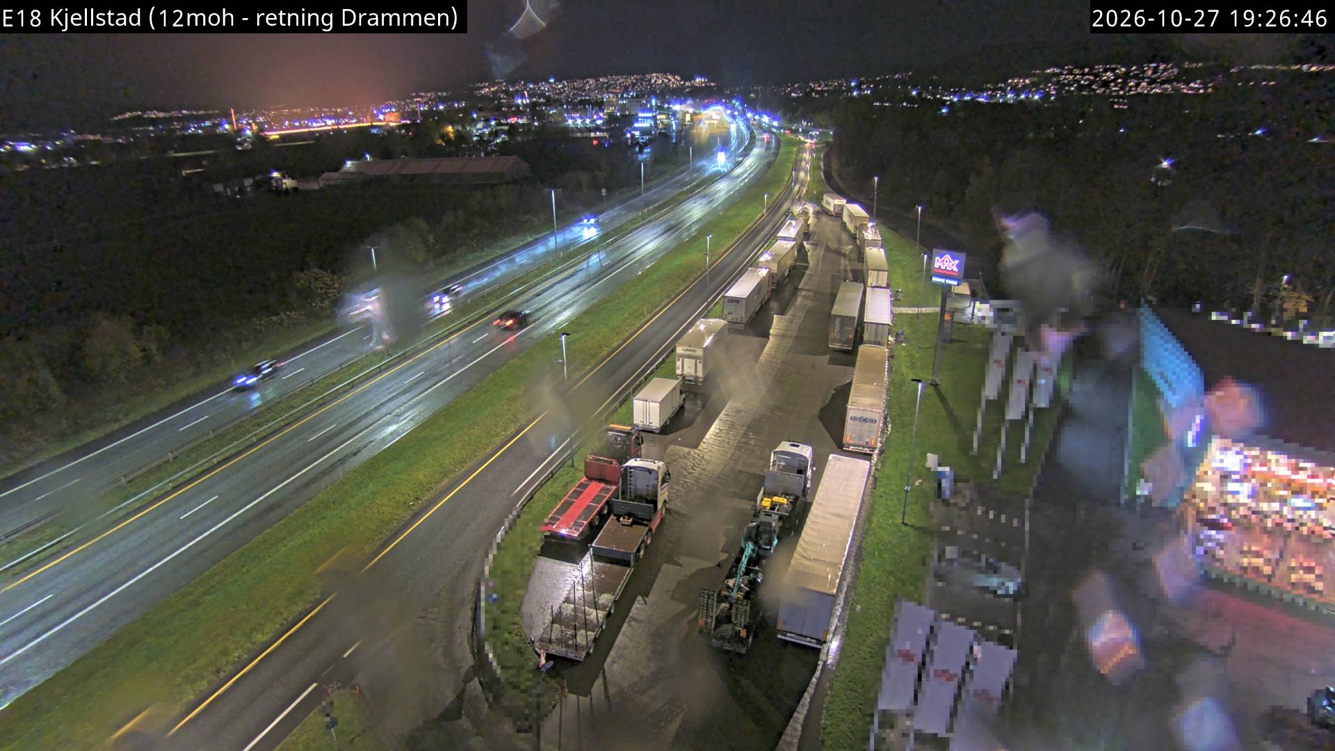 Cámara de carretera Kjellstad døgnhvileplass