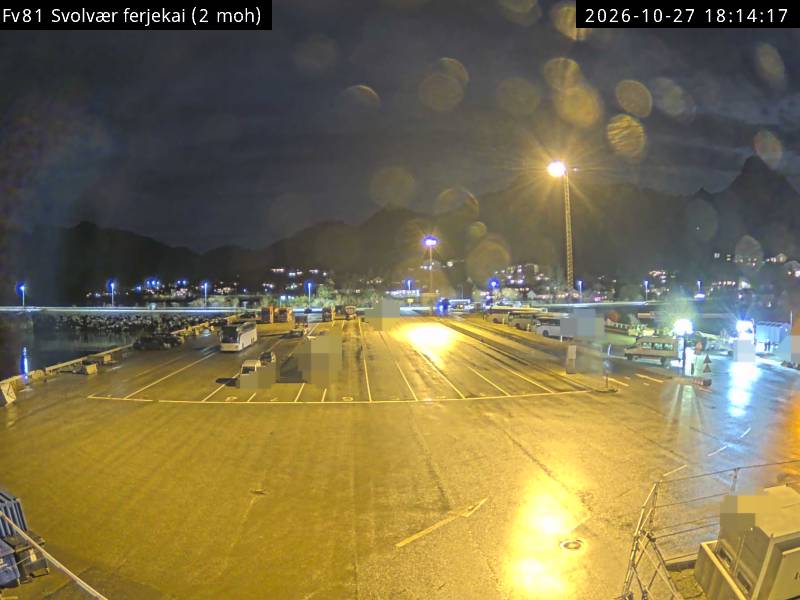 Cámara de carretera Embarcadero de Svolvær