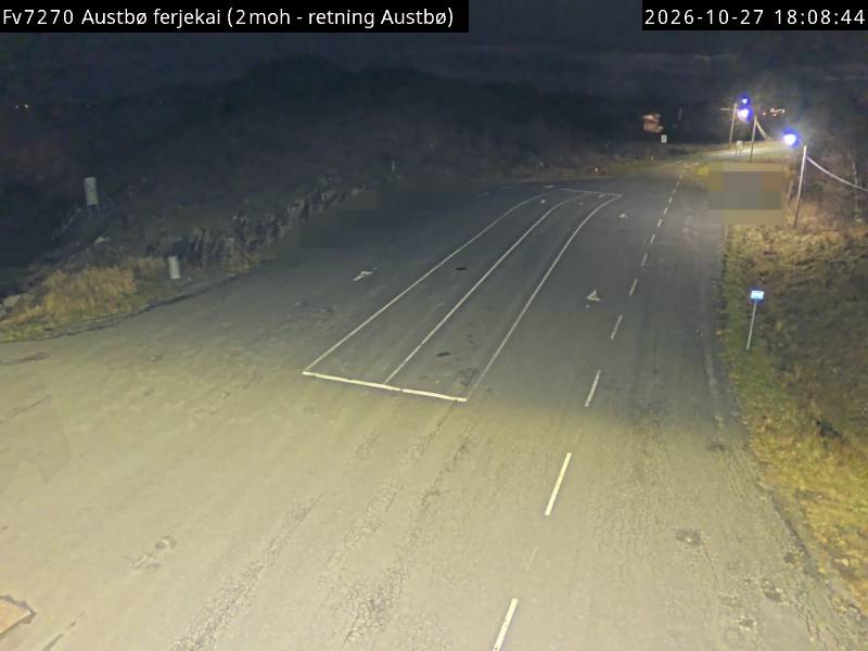 Cámara de carretera Embarcadero de Austbø