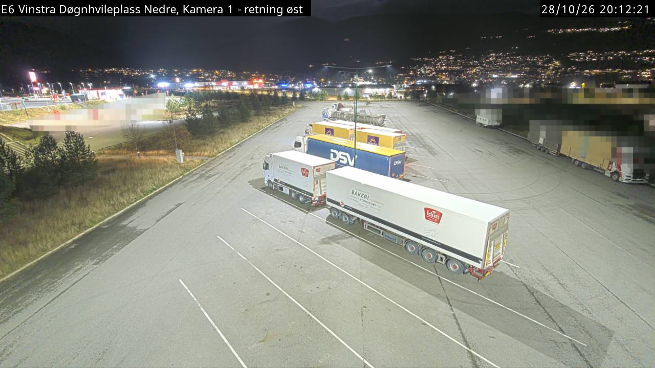 Cámara de carretera Vinstra Døgnhvileplass Nedre