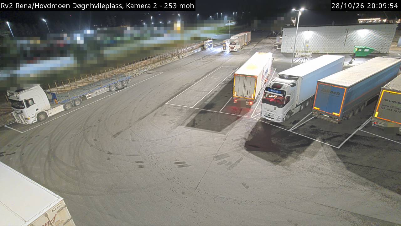 Cámara de carretera Rena/Hovdmoen Døgnhvileplass