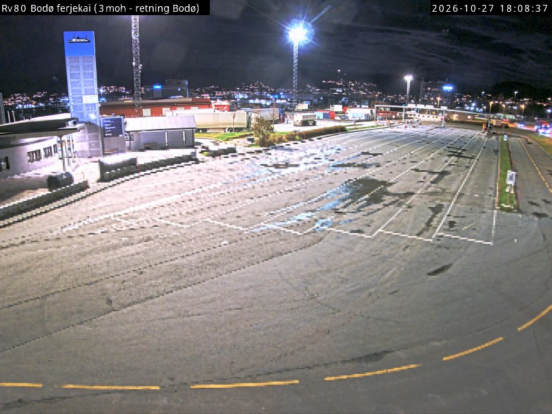 Caméra routière Embarcadère de Bodø