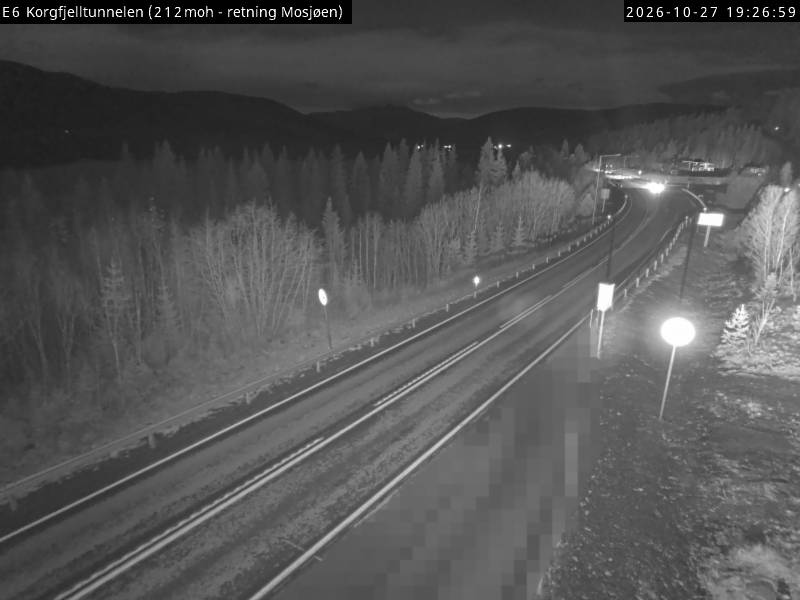 Caméra routière Korgfjelltunnelen