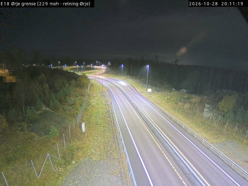 Caméra routière Ørje grense