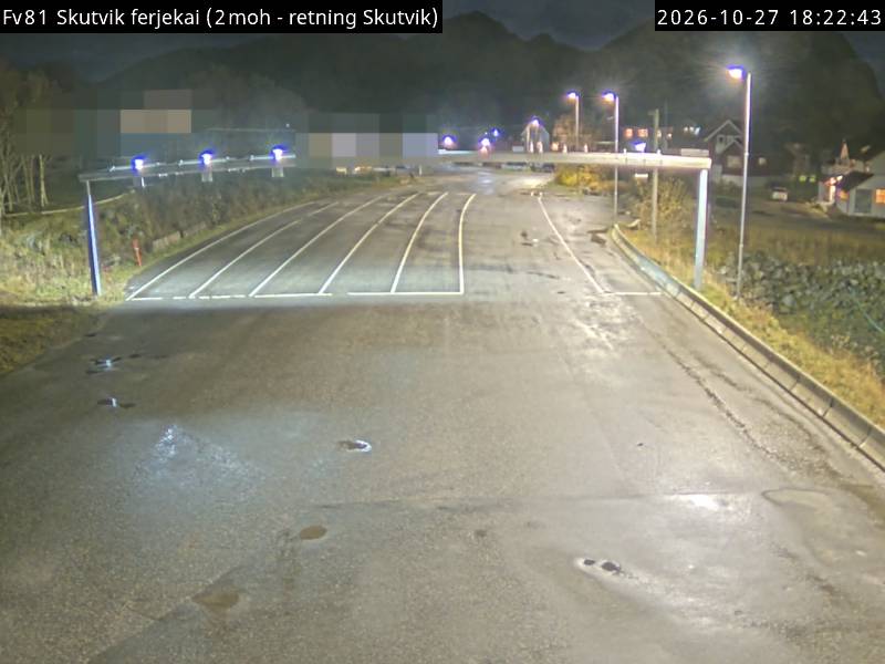 Caméra routière Embarcadère de Skutvik