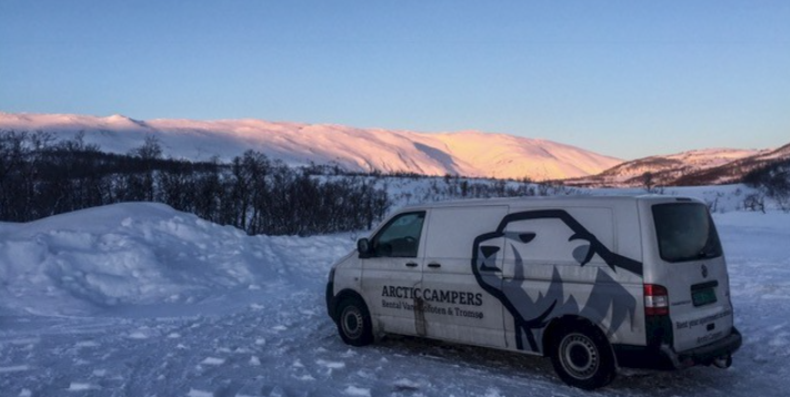 Camper van for the winter