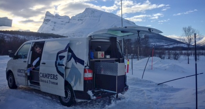 Camper van rental in Tromsø