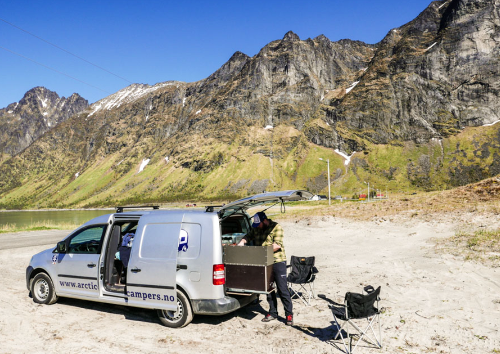 Rent a camper van in Senja