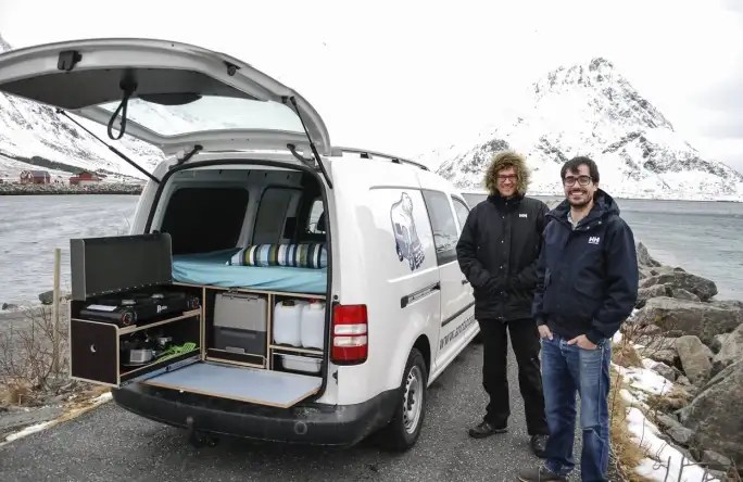 Arctic Campers founder Mike & Henning 2014