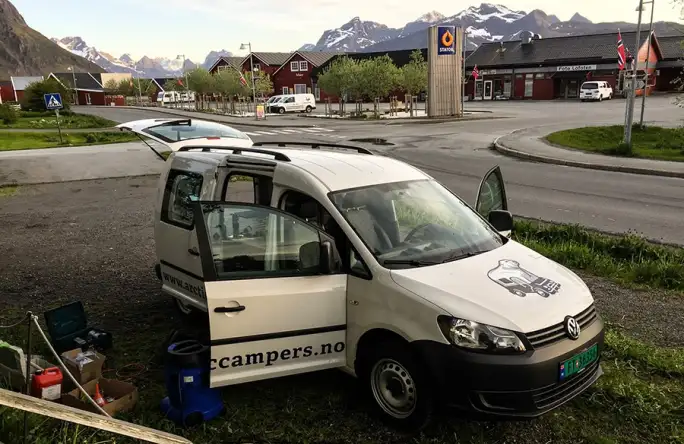 Arctic Camper Lofoten old office