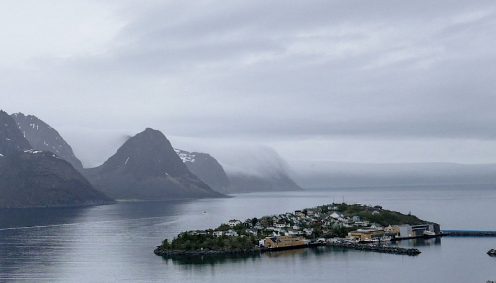Fishing village of Husøy