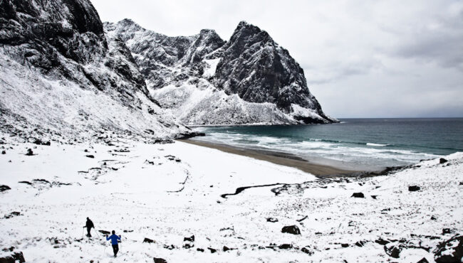Plage de Kvalvika - Flakstad